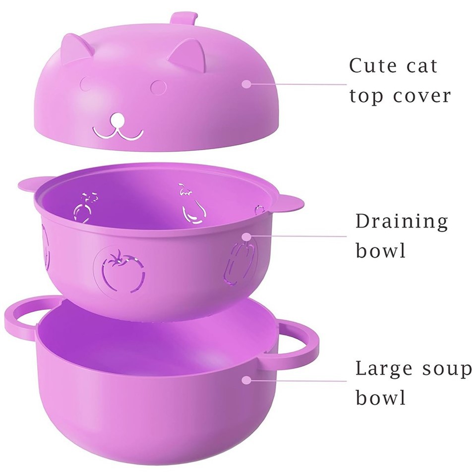 Bulk Deep Microwave Steam Cooker with Tray