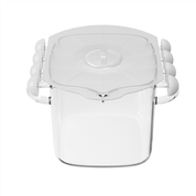 Pot en verre de bacon micro-ondes facile à nettoyer