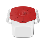 Cuiseur en verre à bacon micro-ondes résistant à la chaleur