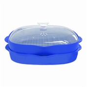 Cuiseur à bacon micro-ondes avec couverture